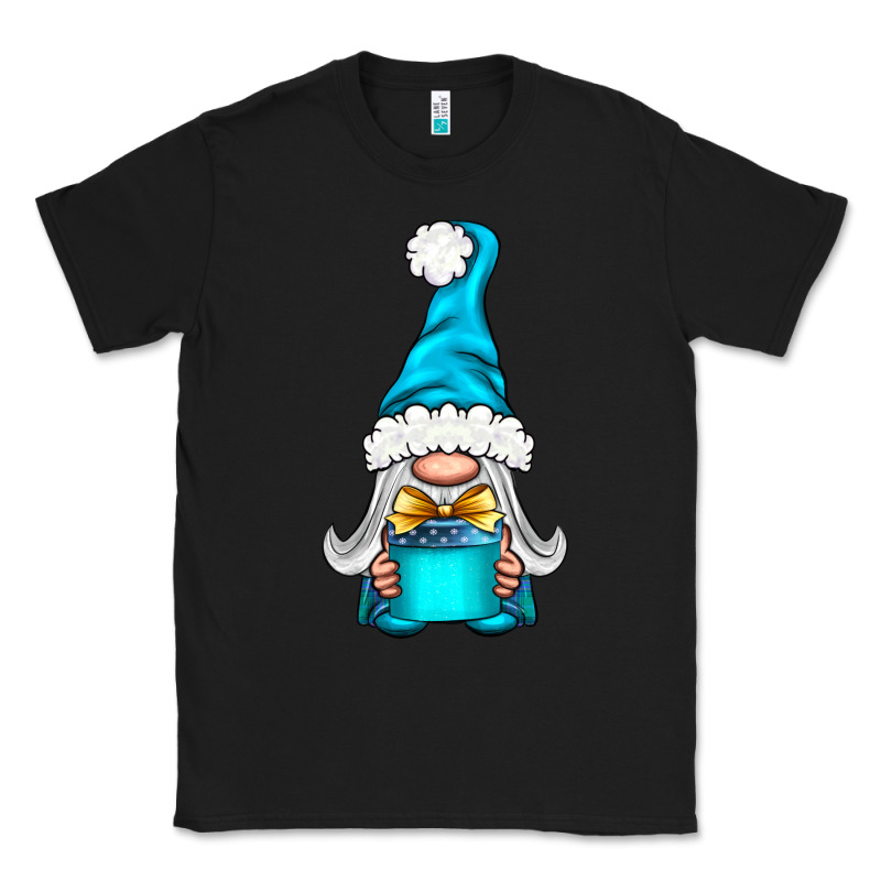 Winter Gnome With Gift Classic Tee by NancyCooperArtShop | Teevron