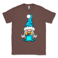 Chestnut winter gnome with gift Classic Tee - NancyCooperArtShop