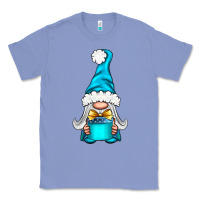 Colony Blue winter gnome with gift Classic Tee - NancyCooperArtShop