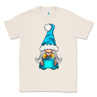 Natural winter gnome with gift Classic Tee - NancyCooperArtShop