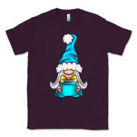 Plum winter gnome with gift Classic Tee - NancyCooperArtShop