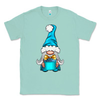 Seafoam winter gnome with gift Classic Tee - NancyCooperArtShop