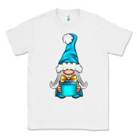 White winter gnome with gift Classic Tee - NancyCooperArtShop