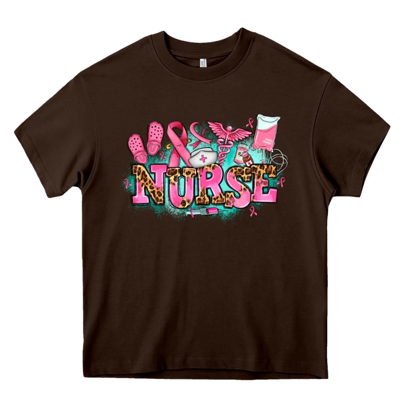 Breast Cancer Nurse Heavy Core Tee by AdoDesignShop | Teevron