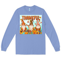 Colony Blue thankful gnome Long Sleeve Tee - MaliasSmallBusiness