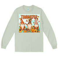 Matcha thankful gnome Long Sleeve Tee - MaliasSmallBusiness
