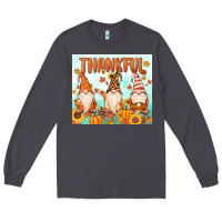 Smoke thankful gnome Long Sleeve Tee - MaliasSmallBusiness