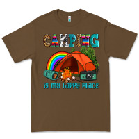 Cacao camping is my happy  place Premium Tee - AdoDesignShop