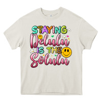 Cream staying delulu is the solulu Heavy Core Tee - Artiststas