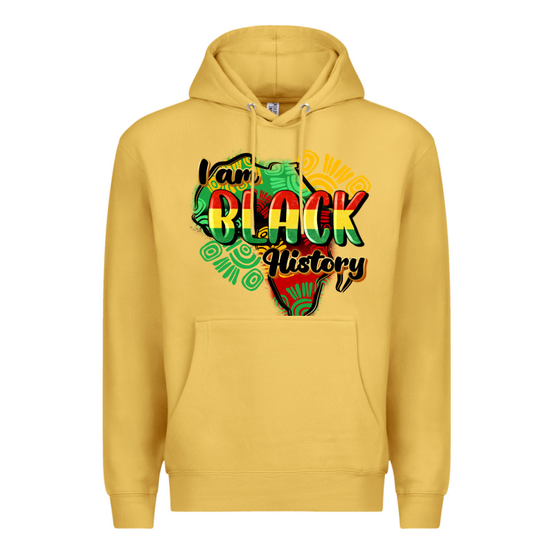 I Am Black History Premium Hoodie by CowGirlArtShop | Teevron