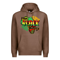 Chestnut i am black history Premium Hoodie - CowGirlArtShop