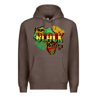 Coffee i am black history Premium Hoodie - CowGirlArtShop