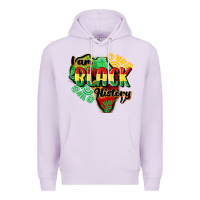 Lilac i am black history Premium Hoodie - CowGirlArtShop