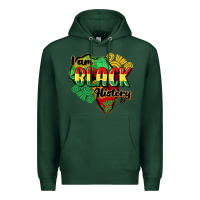 Sports Green i am black history Premium Hoodie - CowGirlArtShop