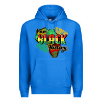 True Royal i am black history Premium Hoodie - CowGirlArtShop