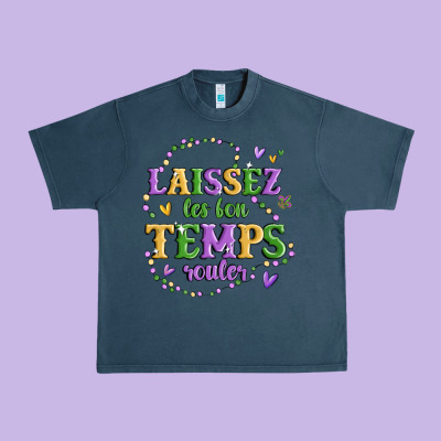 Laissez Les Bon Temps Rouler Urban Heavy Tee Designed By Maliassmallbusiness