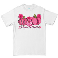 White in october we wear pink pumpkins Premium Tee - AdoDesignShop