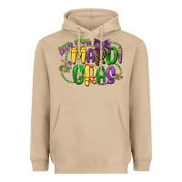 Little Miss Mardi Gras Heavyweight Hoodie | Teevron