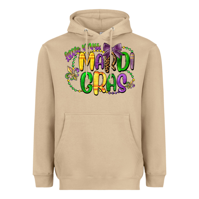 Little Miss Mardi Gras Heavyweight Hoodie by CowGirlArtShop | Teevron