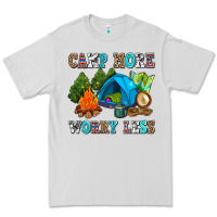 Dove Grey camp more worry less Premium Tee - AdoDesignShop