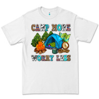 White camp more worry less Premium Tee - AdoDesignShop