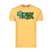 Vintage Mustard four rex Vintage Tee - MaliasSmallBusiness