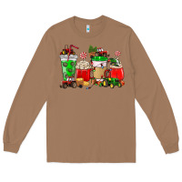 Toasted Coconut Christmas tractor coffee cup Long Sleeve Tee - NancyCooperArtShop