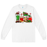 White Christmas tractor coffee cup Long Sleeve Tee - NancyCooperArtShop