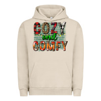 Pigment French Oak cozy and comfy Urban Hoodie - FaDigitalArtStudio