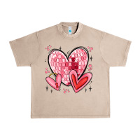 French Oak valentines hearts Urban Heavy Tee - MaliasSmallBusiness
