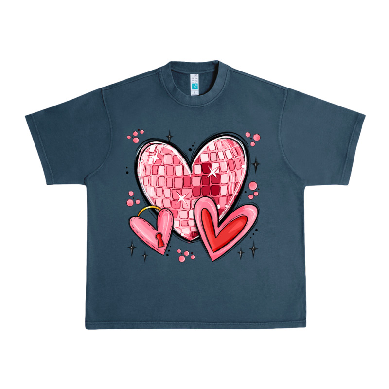 Valentines Hearts Urban Heavy Tee by MaliasSmallBusiness | Teevron