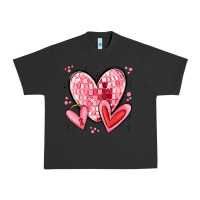 Pigment Black valentines hearts Urban Heavy Tee - MaliasSmallBusiness