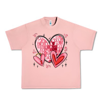 Salmon valentines hearts Urban Heavy Tee - MaliasSmallBusiness