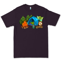 Plum camp in the woods Premium Tee - AdoDesignShop