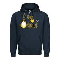 Navy Bee Kind Zipper Hoodie - Bettercallsaul