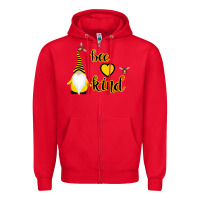 Red Bee Kind Zipper Hoodie - Bettercallsaul