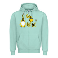 Seafoam Bee Kind Zipper Hoodie - Bettercallsaul