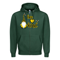 Sports Green Bee Kind Zipper Hoodie - Bettercallsaul
