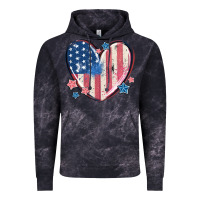 Cloud Black usa heart Vintage Hoodie - MaliasSmallBusiness