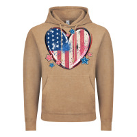 Vintage Coffee usa heart Vintage Hoodie - MaliasSmallBusiness