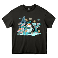 Asphalt cute coffeecup snowmanand joy Heavy Core Tee - AdoDesignShop