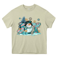 Mossy cute coffeecup snowmanand joy Heavy Core Tee - AdoDesignShop