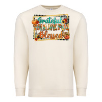 Sandshell thankful grateful blessed Premium Sweatshirt - CowGirlArtShop