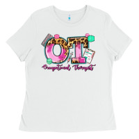 White ot occupational therapist Ladies Tee - AdoDesignShop