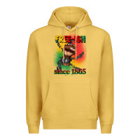 Antique Gold free ish since 1865 juneteenth Premium Hoodie - CowGirlArtShop