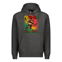 Charcoal Heather free ish since 1865 juneteenth Premium Hoodie - CowGirlArtShop