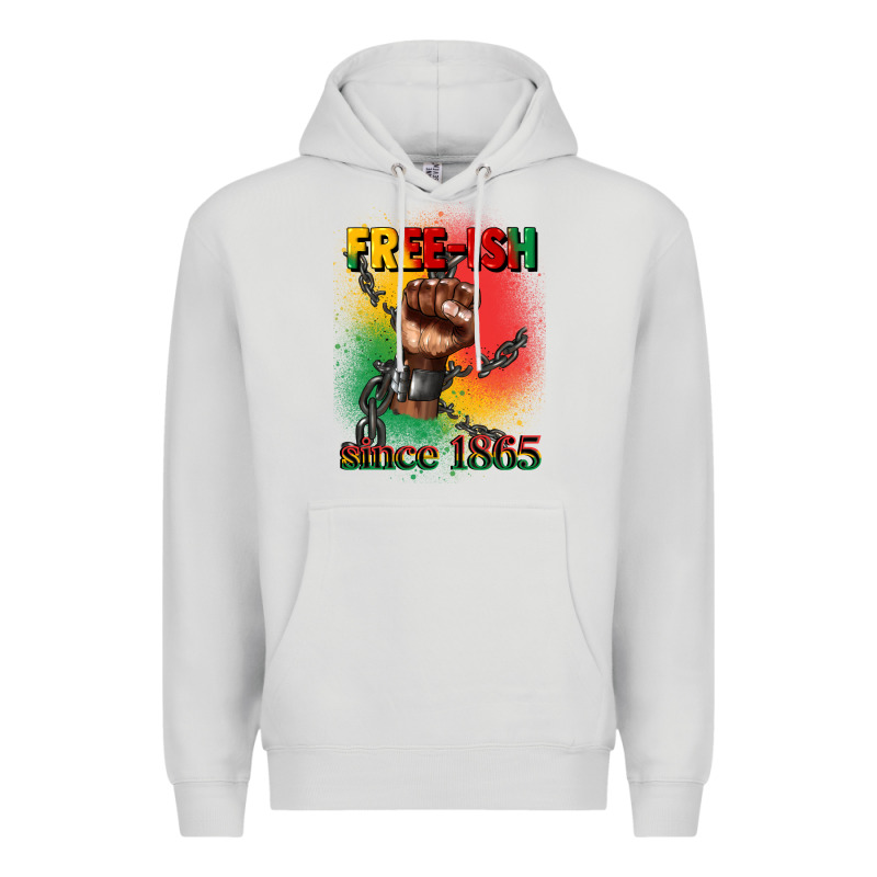 Free Ish Since 1865 Juneteenth Premium Hoodie by CowGirlArtShop | Teevron