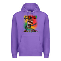 Purple free ish since 1865 juneteenth Premium Hoodie - CowGirlArtShop