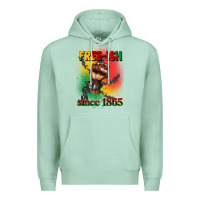 Seafoam free ish since 1865 juneteenth Premium Hoodie - CowGirlArtShop