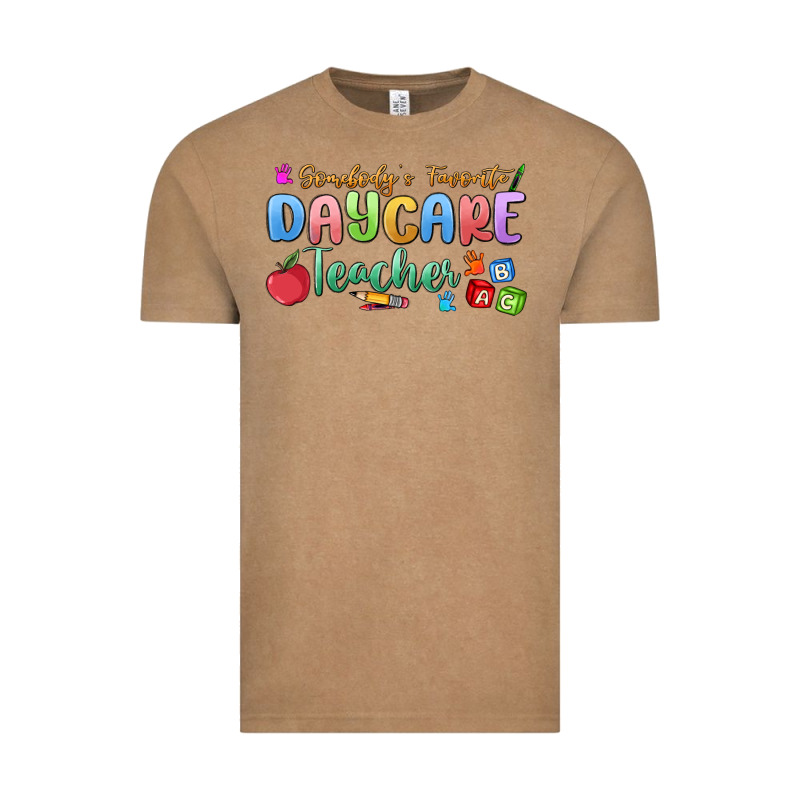 Somebody's Favorite Daycare Teacher Vintage Tee by MaliasSmallBusiness | Teevron